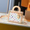 New M13125 M45675 High Quality 22.5×17.5X11Cm Real Leather Red Lining Handbag With Adjustable Strap Bb-928093