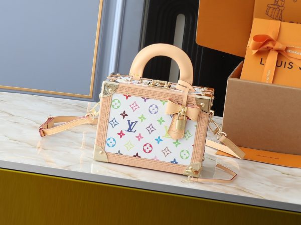 New M13125 M45675 High Quality 22.5×17.5X11Cm Real Leather Red Lining Handbag With Adjustable Strap Bb-928093