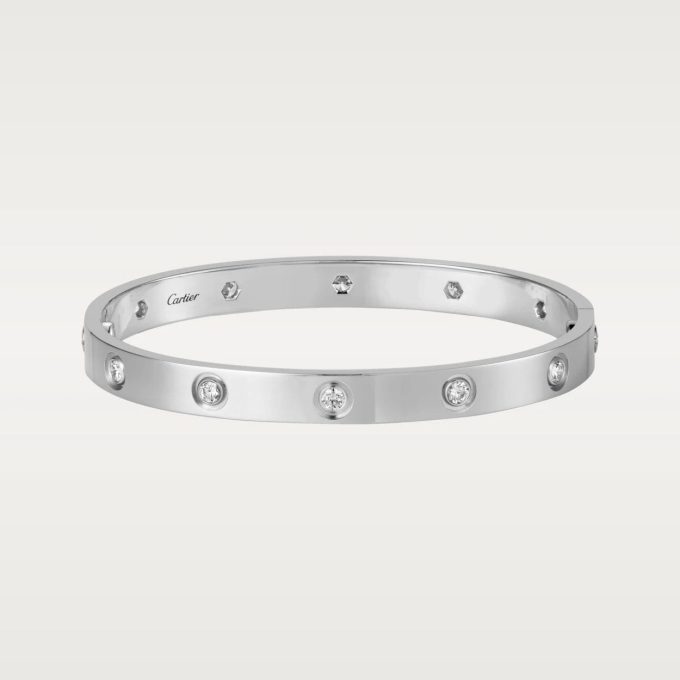 car The London Love Bracelet With Diamond Big Model-6mm Width - Image 18