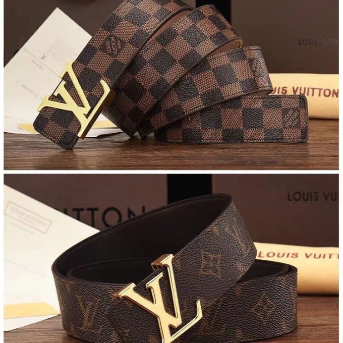 3 Colors  printed letter leather belt - Image 8