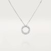 car The London Love Necklace With 3 Diamonds