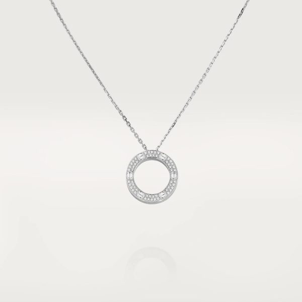 car The London Love Necklace With 3 Diamonds