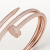 car Inspired Juste Un Clou Nail Screw Bracelet With Full Diamond Paved