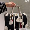 GC451 Bauletto Medium Top Handle Bag / 13.4"W x 9.4"H x 7.1"D