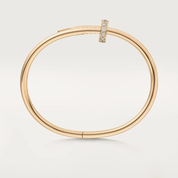 car Inspired Juste Un Clou Nail Bracelet With CZ Diamond
