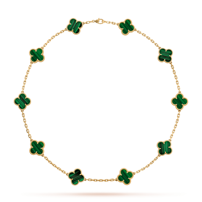 Inspired VA Sweet Vintage Alhambra Clover Leaf Necklace-10 Motifs
