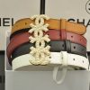 4 Colors fashion double C pearl belt