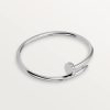 car Inspired Juste Un Clou Nail Bracelet With CZ Diamond