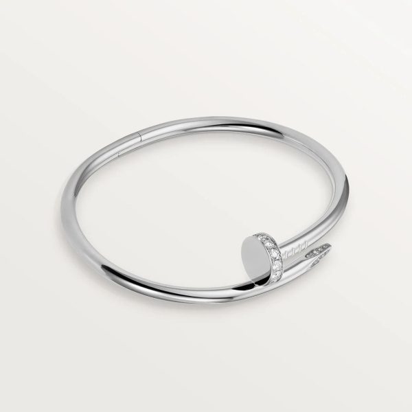 car Inspired Juste Un Clou Nail Bracelet With CZ Diamond