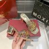 Hollow High Heel Slippers