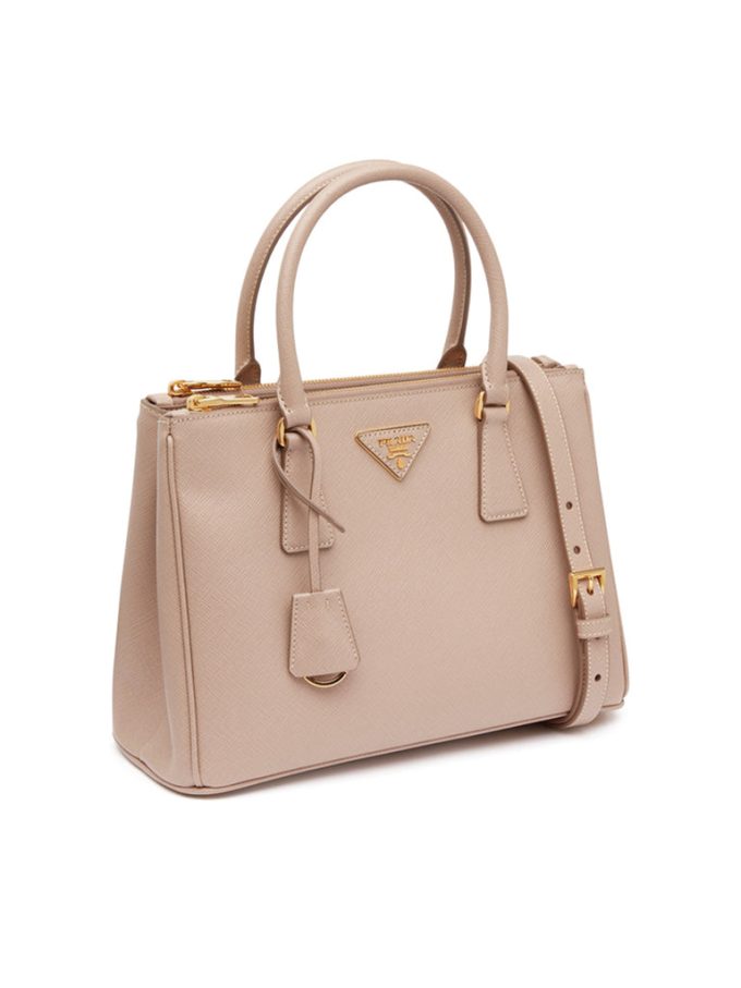 PP Galleria Saffiano Leather Medium Bag in Powder Pink - Image 2