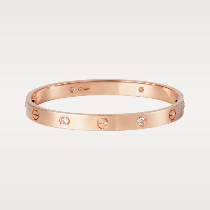 car The London Love Bracelet With Diamond Big Model-6mm Width - Image 13