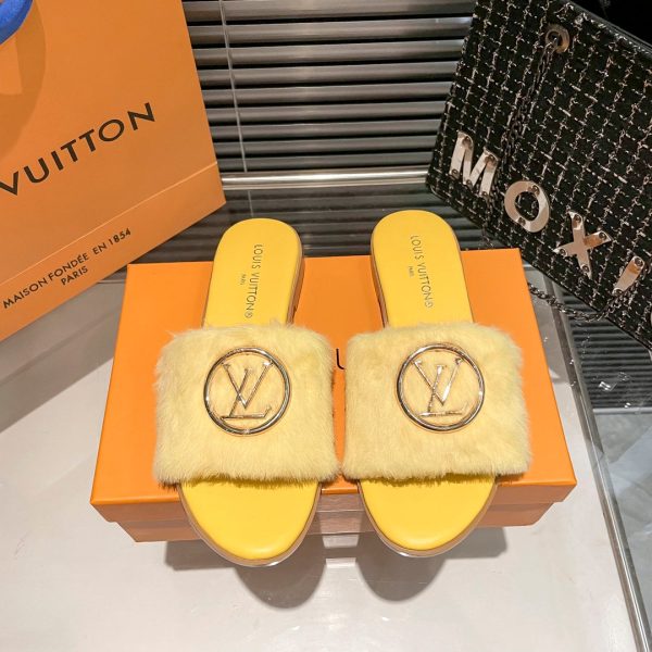 Fur Lock It Sandals