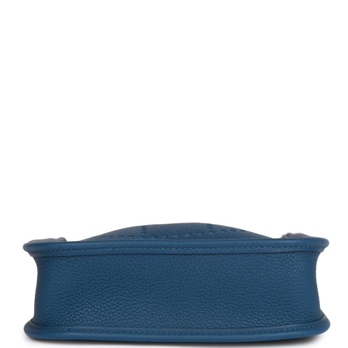 H Evelyne TPM Bag Deep Blue Maurice Palladium Hardware - Image 5