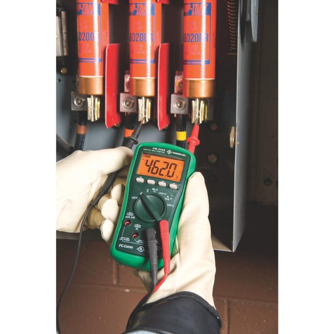Greenlee DM-200A-C Digital Multimeter with Calibration - Image 3