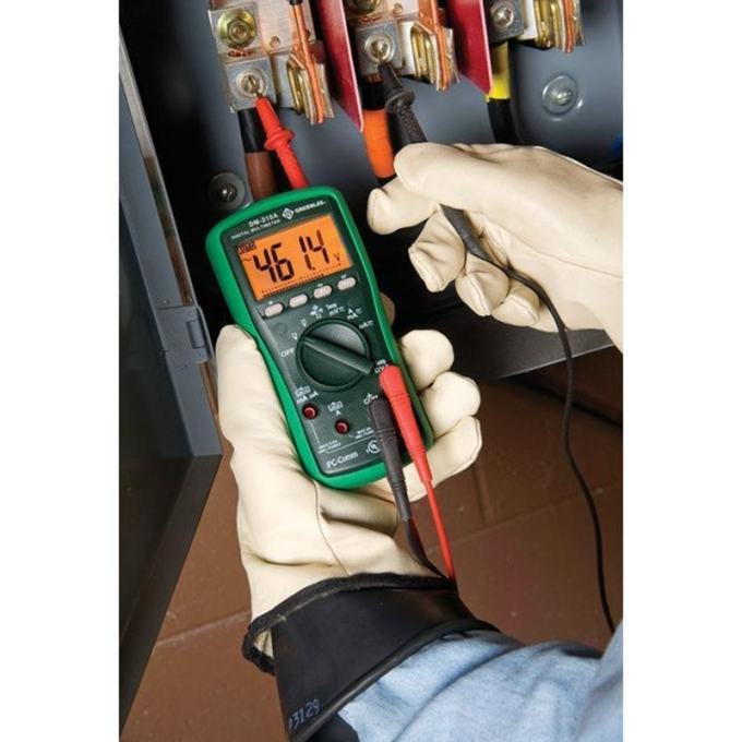 Greenlee DM-210A-C Digital Multimeter with Calibration, Cap, Temp - Image 4