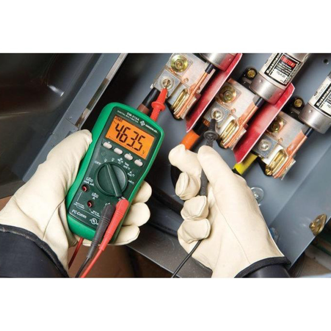 Greenlee DM-210A-C Digital Multimeter with Calibration, Cap, Temp - Image 3