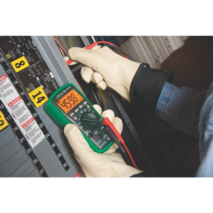 Greenlee DM-510A-C Digital Multimeter with Calibration, TRMS, AC/DC, CAP, TEMP - Image 5