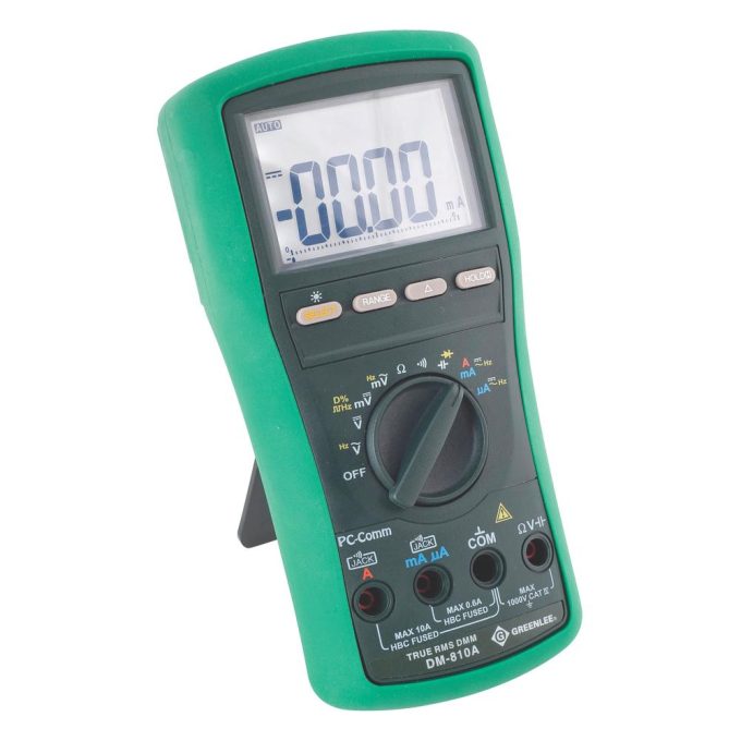 Greenlee DM-810A-C Digital Multimeter with Calibration, TRMS, AC/DC, CAP - Image 2