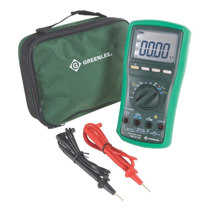 Greenlee DM-810A-C Digital Multimeter with Calibration, TRMS, AC/DC, CAP - Image 3