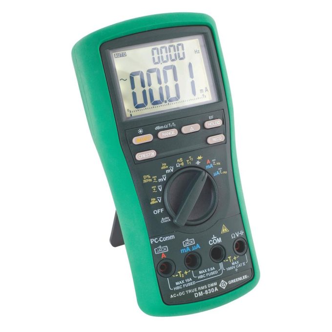 Greenlee DM-830A Digital Multimeter, TRMS, AC+DC, DUALTEMP - Image 2