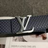 3 Colors  Blue Leather Belt