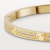 car The London Love Bracelet-Diamond Paved Small Model-4mm Width
