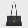 MEDIUM SOFT 16 BAG IN SUPPLE GRAINED CALFSKIN BLACK