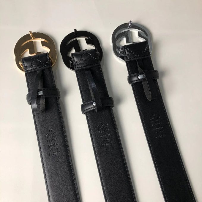 3 Colors Fashion Printed Double G Leather Belt - Image 9