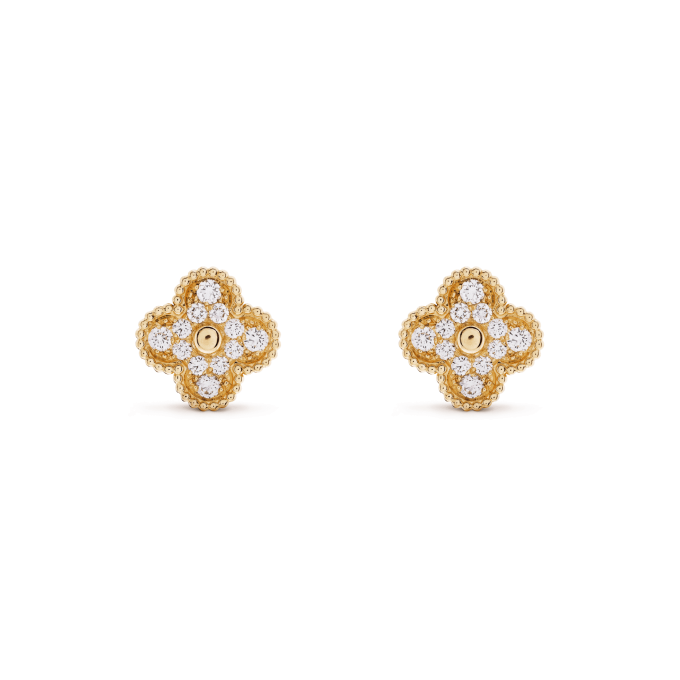 Inspired VA Vintage Alhambra Clover Leaf Earrings - Image 6