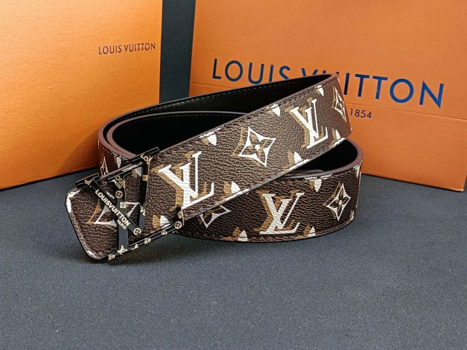 3 Colors   four-leaf clover double shadow printed belt - Image 2