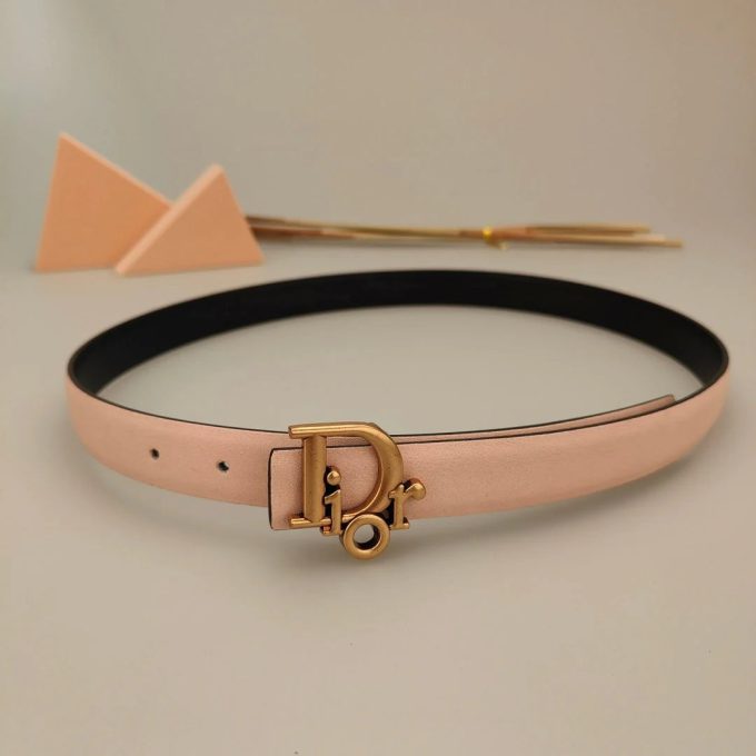 7 Colors Classic Alphabet Buckle Ladies Leather Belt - Image 6