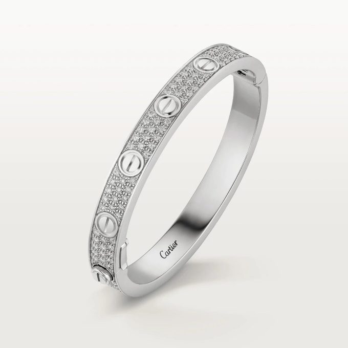 car The London Love Bracelet With Diamond Big Model-6mm Width - Image 28