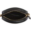 Y Vinyle Round Camera Bag in Chevron-Quilted Grain de Poudre Embossed Leather
