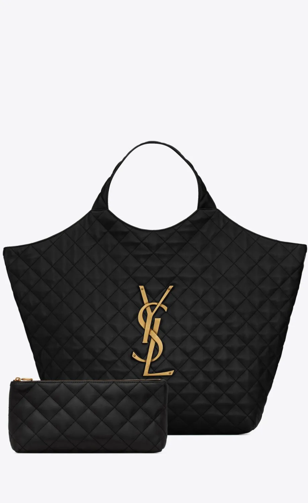 Y Icare Maxi Shopping Bag - Black