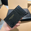 Y Uptown Leather Clutch  White
