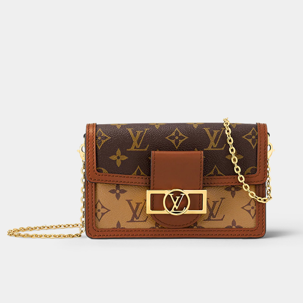 L Portefeuille Dauphine Chain wallet on shoulder Bag M68746