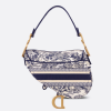 CD SADDLE BAG Blue Toile de Jouy Embroidery Reference: M0446CTDT_M808