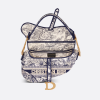 CD SADDLE BAG Blue Toile de Jouy Embroidery Reference: M0446CTDT_M808