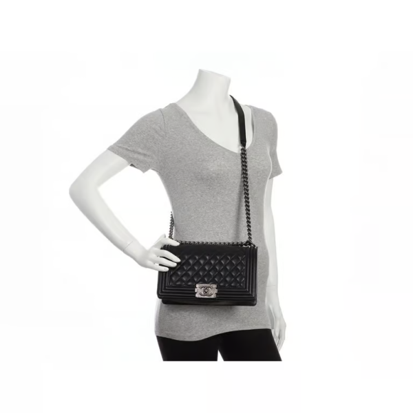 CC BOY LEATHER CROSSBODY BAG (SMOOTH LEATHER )