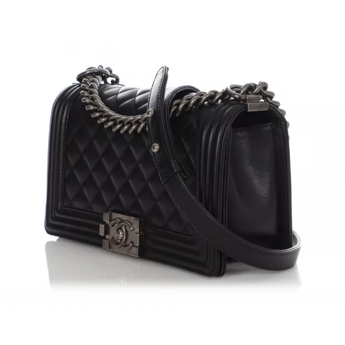CC BOY LEATHER CROSSBODY BAG (SMOOTH LEATHER ) - Image 5