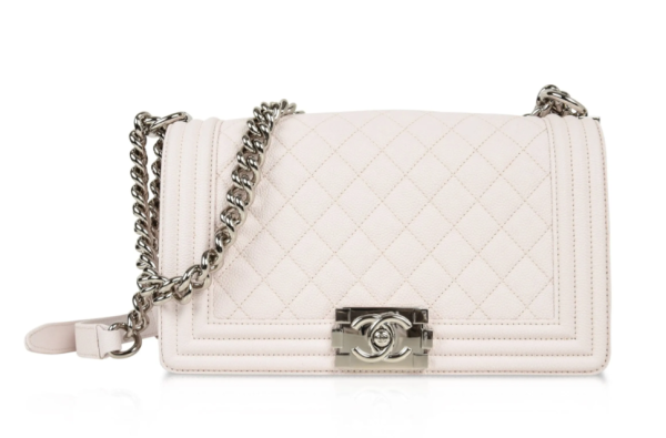 BOY CC HANDBAG CAVIAR LEATHER 25 CM