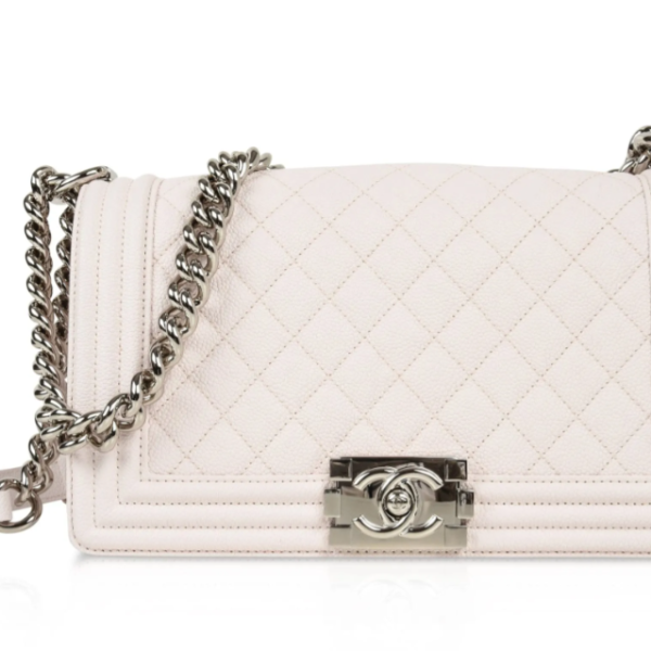 BOY CC HANDBAG CAVIAR LEATHER 25 CM