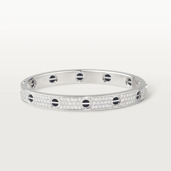 CAR LOVE BRACELET, DIAMOND-PAVED, CERAMIC