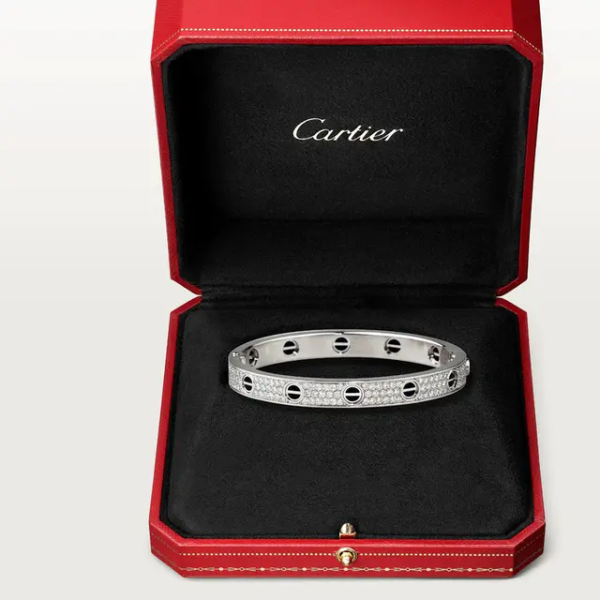 CAR LOVE BRACELET, DIAMOND-PAVED, CERAMIC