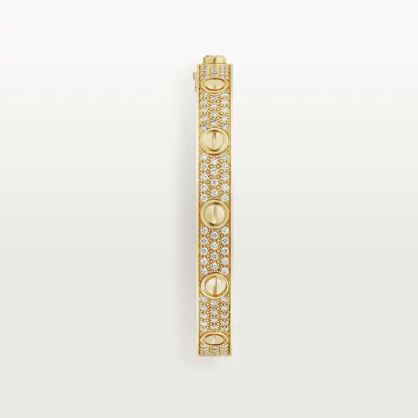 CAR LOVE BRACELET, DIAMOND-PAVED