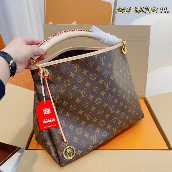 L Monogram Canvas Artsy MM M40259