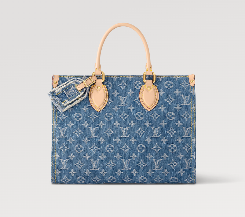 New Louis Remix OnTheGo MM denim bag size: 35 x 27 x 14 cm