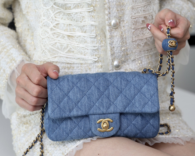 CC Flap Bag CF BAG SIZE: 20 cm - Image 3