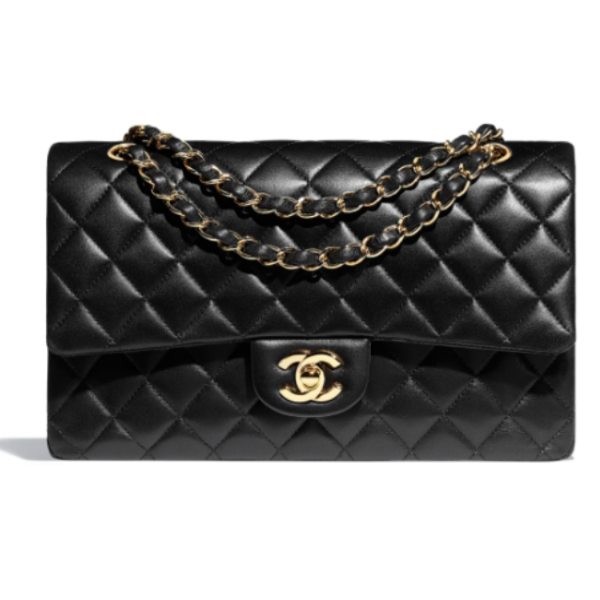 CC Classic Flap CF medium gold bag